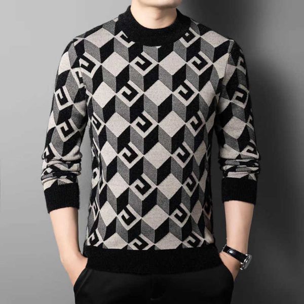 men's sweaters plush chenille sweater fall winter new korean version thick warm knitwear mens trendy fleece round neck pullovers g22101, White;black
men's sweaters plush chenille sweater fall winter new korean version thick warm knitwear mens trendy fleece round neck pullovers g22101, White;black
