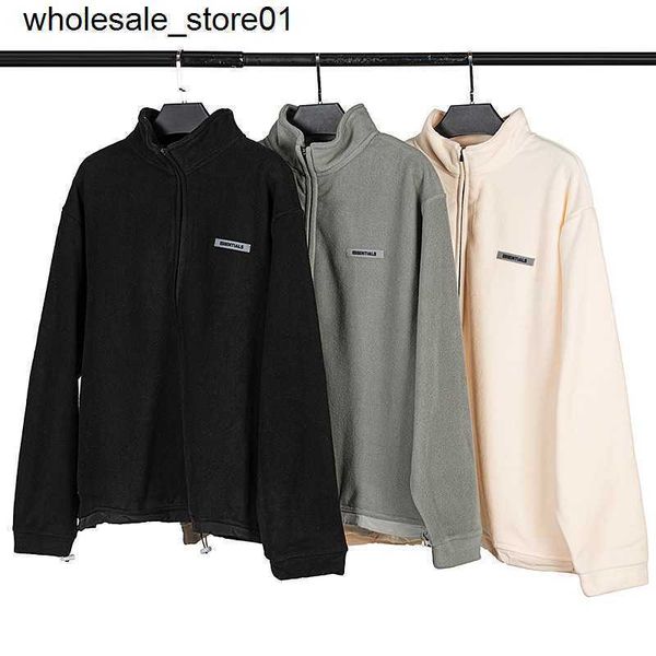 men's jackets designer fashion brand essential fleece zipper sweater streetwear winter men jackets, Black;brown
men's jackets designer fashion brand essential fleece zipper sweater streetwear winter men jackets, Black;brown
