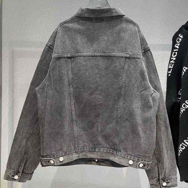 men's jackets balencaigass designer letter denim men women's fashion brand luxury loose washed jacket coat, Black;brown
men's jackets balencaigass designer letter denim men women's fashion brand luxury loose washed jacket coat, Black;brown