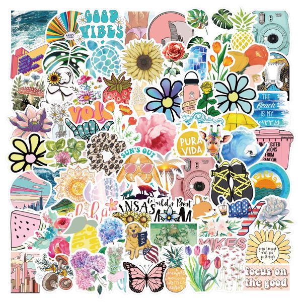 100pcs vsco flower cartoon mix stickers waterproof vinyl sticker for suitcase laplugggae phone water bottle
100pcs vsco flower cartoon mix stickers waterproof vinyl sticker for suitcase laplugggae phone water bottle