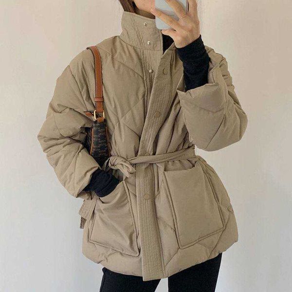 women's down parkas down padded jacket women korean winter all-match high-neck diamond lattice plus cotton warmth large pockets lace-up, Black
women's down parkas down padded jacket women korean winter all-match high-neck diamond lattice plus cotton warmth large pockets lace-up, Black