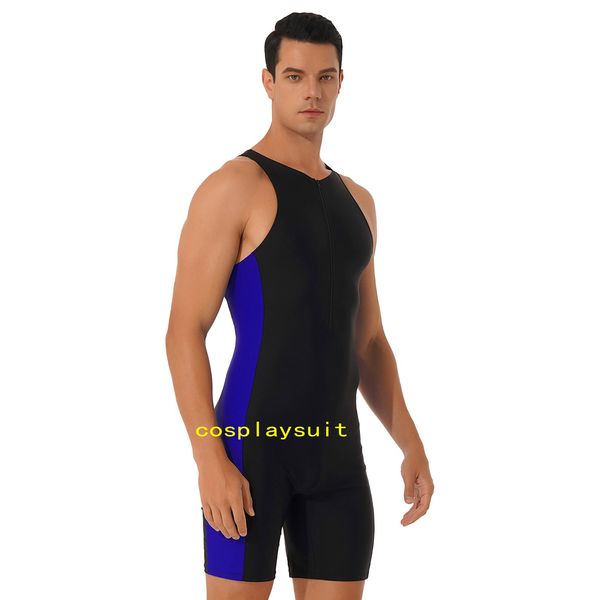 swimsuit catsuit costumes blue stripe lycar spandex training competition wrestling weight lifting suit men's spotrs bodysuit front zipp, Black
swimsuit catsuit costumes blue stripe lycar spandex training competition wrestling weight lifting suit men's spotrs bodysuit front zipp, Black