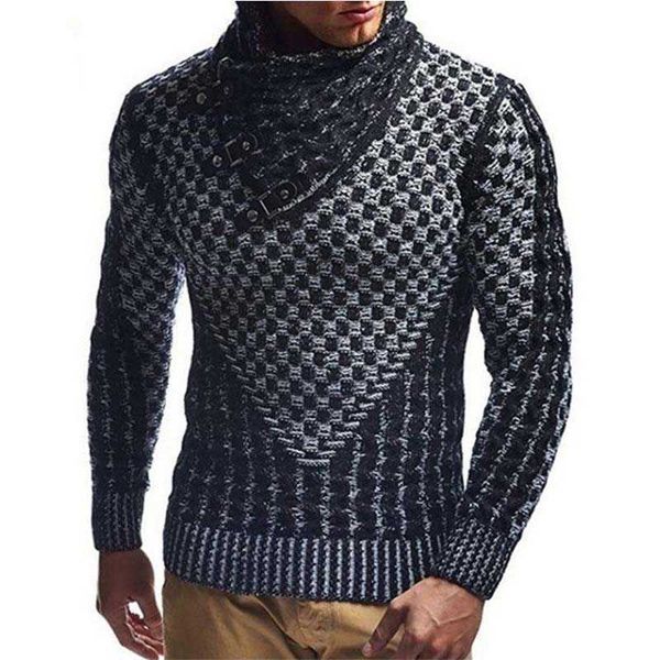 men's sweaters autumn winter new casual turtleneck full sleeve oversized slim fit knitted pullover g221010, White;black
men's sweaters autumn winter new casual turtleneck full sleeve oversized slim fit knitted pullover g221010, White;black