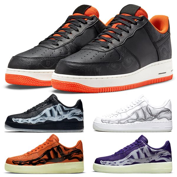 casual shoes 1 low skeleton men women halloween black white brilliant orange court purple mens sports sneakers size 36-45
casual shoes 1 low skeleton men women halloween black white brilliant orange court purple mens sports sneakers size 36-45