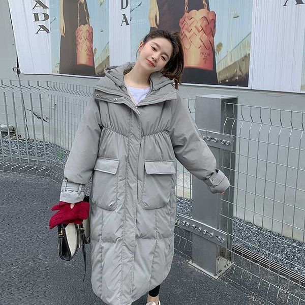 women's down parkas long padded coat women's 2022 new fashion thickened hooded padded jacket korean version over the knee down pad, Black
women's down parkas long padded coat women's 2022 new fashion thickened hooded padded jacket korean version over the knee down pad, Black
