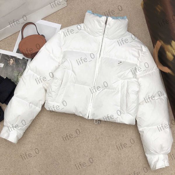 fashion down jackets high collar short puffer coat color matching lining winter coats casual joker brand warm womens jacket 2 colors, Black
fashion down jackets high collar short puffer coat color matching lining winter coats casual joker brand warm womens jacket 2 colors, Black