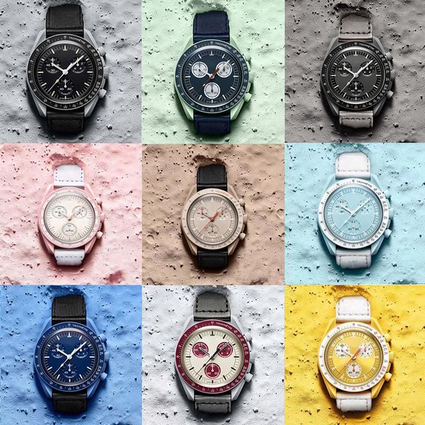 2022 bioceramic planet moon quarz watch mission to mercury 42mm full function chronograph luxury mens couple joint name wristwatches neptune, Slivery;brown
2022 bioceramic planet moon quarz watch mission to mercury 42mm full function chronograph luxury mens couple joint name wristwatches neptune, Slivery;brown