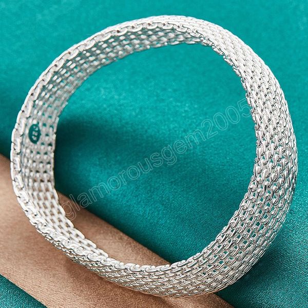 925 sterling silver braided bangle for women man wedding engagement party european american bracelet jewelry, Black
925 sterling silver braided bangle for women man wedding engagement party european american bracelet jewelry, Black
