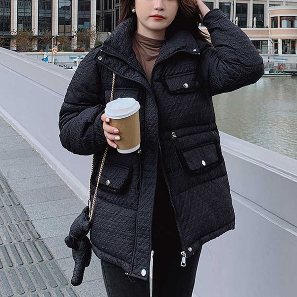 women's down parkas 2022 new winter jacket women oversized parkas coat fashion solid thick warm cotton padded parka coat casual outwear, Black
women's down parkas 2022 new winter jacket women oversized parkas coat fashion solid thick warm cotton padded parka coat casual outwear, Black