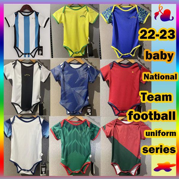 2022 2023 baby kit nationa team soccer jerseys uniform germany japan spain portugal mexico argentina england baby football jersey 6-18 month, Black;yellow
2022 2023 baby kit nationa team soccer jerseys uniform germany japan spain portugal mexico argentina england baby football jersey 6-18 month, Black;yellow