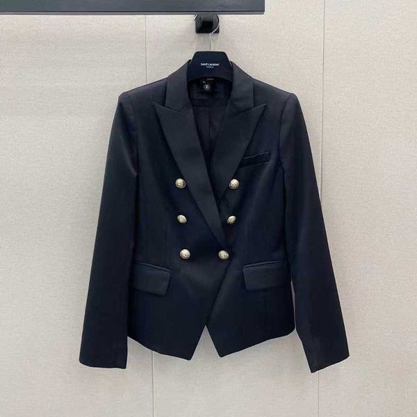 women's jackets barman designer 2022 autumn new metal vent small suit coat light business style fashion brand luxury coats, Black;brown
women's jackets barman designer 2022 autumn new metal vent small suit coat light business style fashion brand luxury coats, Black;brown