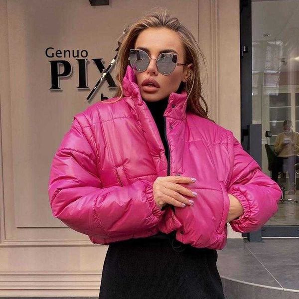 women's down parkas autumn winter cotton-padded parkas jacket women 2022 oversized casual bubble short coat two wear long-sleeved vest, Black
women's down parkas autumn winter cotton-padded parkas jacket women 2022 oversized casual bubble short coat two wear long-sleeved vest, Black