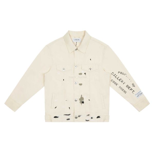 men's jackets galery dept designer men's los angeles handmade speckle graffiti beixing denim jacket, Black;brown
men's jackets galery dept designer men's los angeles handmade speckle graffiti beixing denim jacket, Black;brown