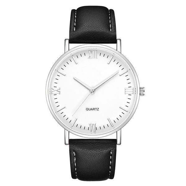 mens watch leather band classic watches fashion design wriswatch gift for men montres de luxe, Slivery;brown
mens watch leather band classic watches fashion design wriswatch gift for men montres de luxe, Slivery;brown