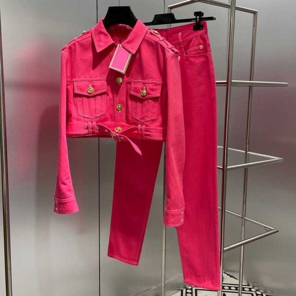 women's jackets barman designer limited series 2022 new men women's same girls' pink jacket denim suit fashion coats, Black;brown
women's jackets barman designer limited series 2022 new men women's same girls' pink jacket denim suit fashion coats, Black;brown