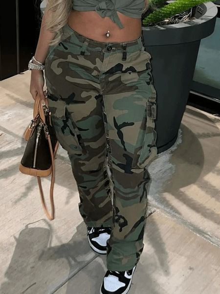 women's pants s lw camo print side pocket cargo uflage low waist zipper fly full stretchy women trousers casual 221011, Black;white
women's pants s lw camo print side pocket cargo uflage low waist zipper fly full stretchy women trousers casual 221011, Black;white