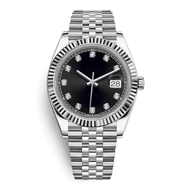 fashion mens watch mechanical automatic movement 41mm diamond dial sapphire cystal ladies 2813 stainless steel montre de luxe wristwatches, Slivery;brown
fashion mens watch mechanical automatic movement 41mm diamond dial sapphire cystal ladies 2813 stainless steel montre de luxe wristwatches, Slivery;brown