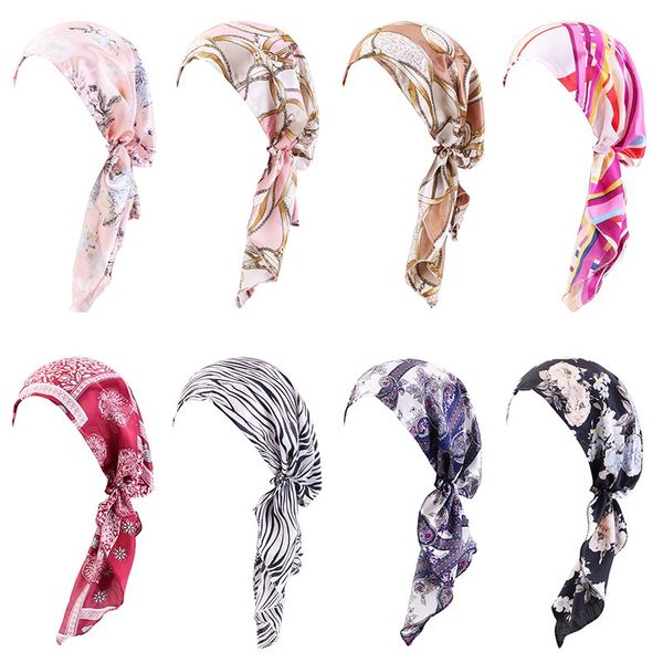 women muslim inner hijab floral pattern turban hat pre-tied wide elastic band bandanas cancer chemo cap headwear turbante mujer, Blue;gray
women muslim inner hijab floral pattern turban hat pre-tied wide elastic band bandanas cancer chemo cap headwear turbante mujer, Blue;gray