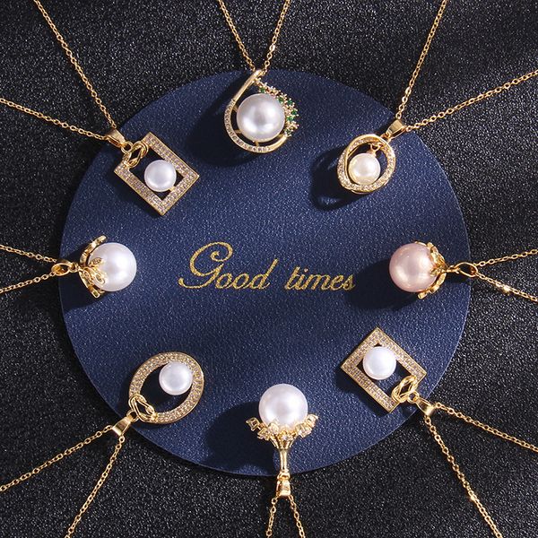 pendant necklaces luxury necklace designers jewelry diamond & pearl necklace women titanium steel gold-plated never fade not allergic; store, Silver
pendant necklaces luxury necklace designers jewelry diamond & pearl necklace women titanium steel gold-plated never fade not allergic; store, Silver