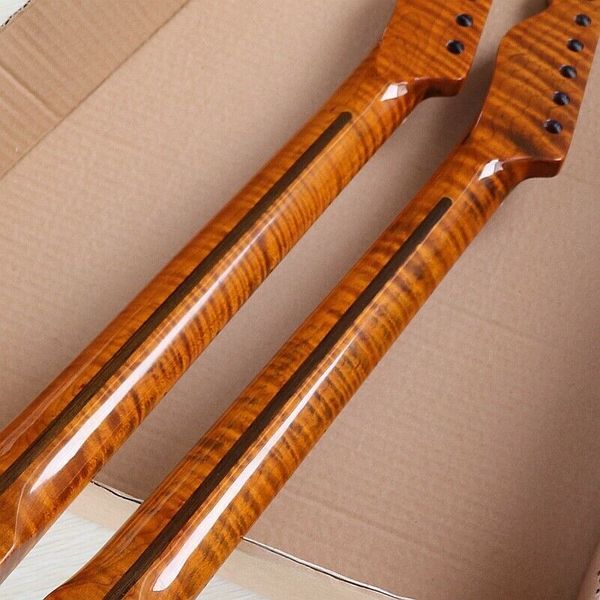 1pc roasted flame maple electric guitar neck part replacement 21 fret 25.5 inch gloss bone nut flame maple fingerboard abalone dot inlay
1pc roasted flame maple electric guitar neck part replacement 21 fret 25.5 inch gloss bone nut flame maple fingerboard abalone dot inlay