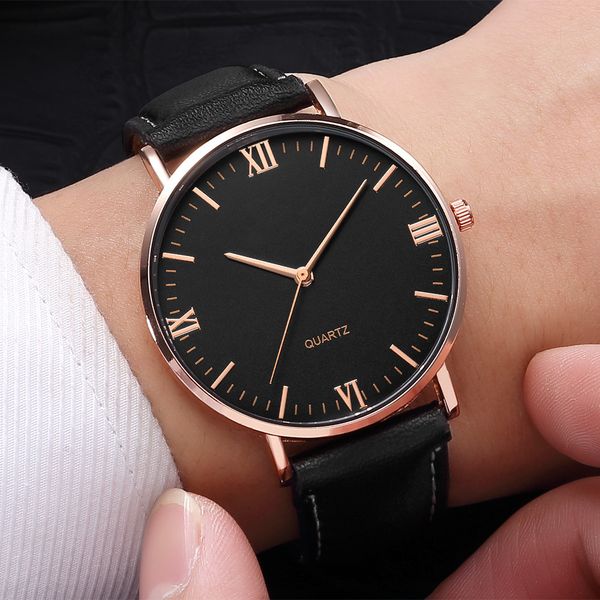 leather strap business watches classic mens watches fashion design montres de lux, Slivery;brown
leather strap business watches classic mens watches fashion design montres de lux, Slivery;brown