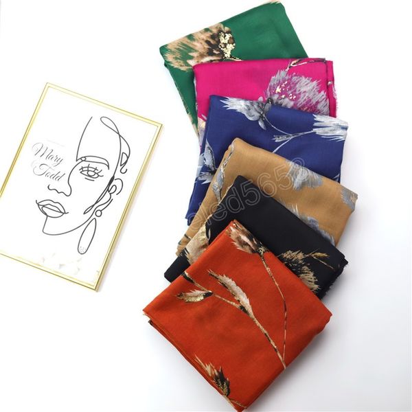 autumn women viscose scarf lurex glitter petal floral fringe hijab shawls and wraps foulard echarpe muslim sjaal 180x90cm, Blue;gray
autumn women viscose scarf lurex glitter petal floral fringe hijab shawls and wraps foulard echarpe muslim sjaal 180x90cm, Blue;gray