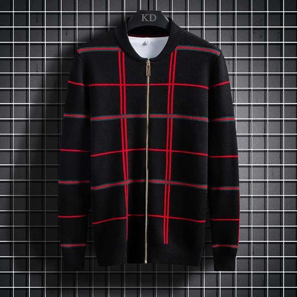 men's sweaters 2021 new autumn and winter trend quality men's striped cardigan jacket knitted sweater korean casual men g221010, White;black
men's sweaters 2021 new autumn and winter trend quality men's striped cardigan jacket knitted sweater korean casual men g221010, White;black