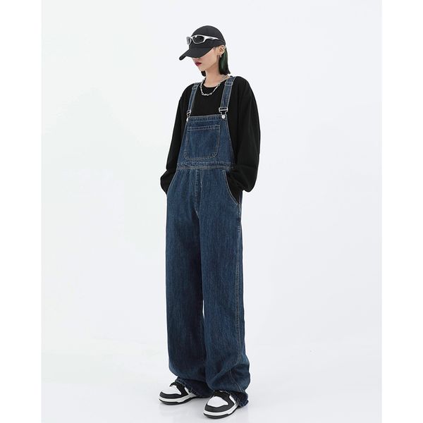 women's jeans blue straps straight vintage baggy casual fashion wide leg pants self cultivation denim trouser ladies summer 221011
women's jeans blue straps straight vintage baggy casual fashion wide leg pants self cultivation denim trouser ladies summer 221011
