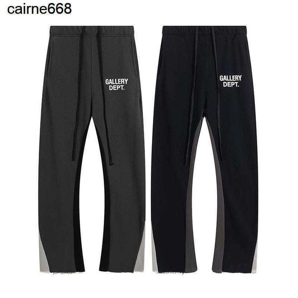 designer men's pants designer fashion brand galery dept splicing wide leg pants large loose fashion pants guard, Black
designer men's pants designer fashion brand galery dept splicing wide leg pants large loose fashion pants guard, Black