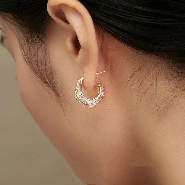 fashion temperament moon bay stud earrings female plated for womens, Golden;silver
fashion temperament moon bay stud earrings female plated for womens, Golden;silver
