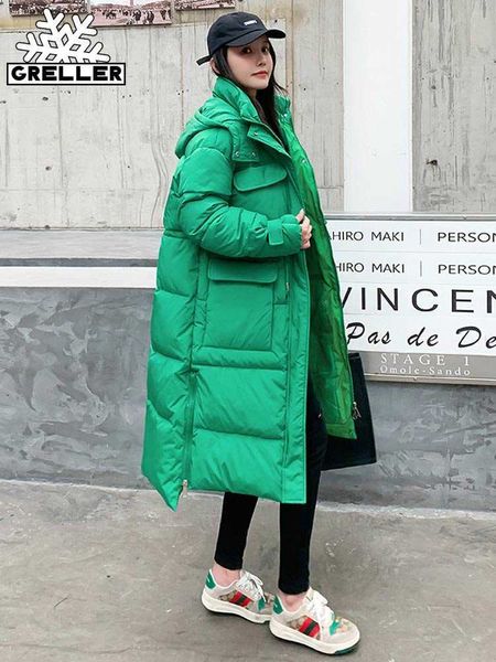 women's down parkas greller 2022 new winter jacket women parka fashion long coat hooded parkas loose warm snow wear cotton padded winte, Black
women's down parkas greller 2022 new winter jacket women parka fashion long coat hooded parkas loose warm snow wear cotton padded winte, Black