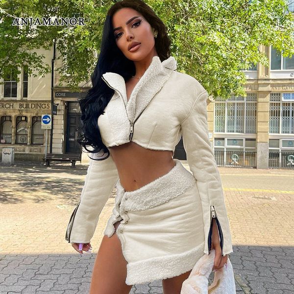 two piece dress anjamanor sets patchwork fleece jacket and mini skirts cardigan white fall outfit d70 ii66 221010
two piece dress anjamanor sets patchwork fleece jacket and mini skirts cardigan white fall outfit d70 ii66 221010