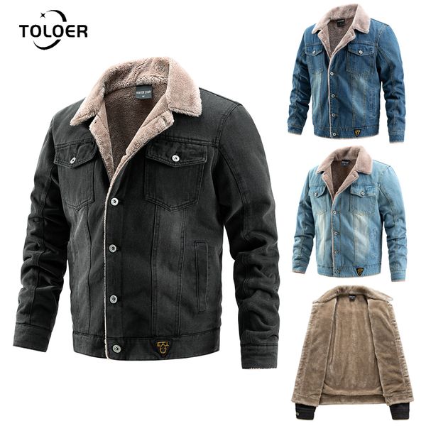 men's jackets down parkas autumn winter denim fur collar windproof loose fleece thickened outwear casual fashion men 221010, Black;brown
men's jackets down parkas autumn winter denim fur collar windproof loose fleece thickened outwear casual fashion men 221010, Black;brown
