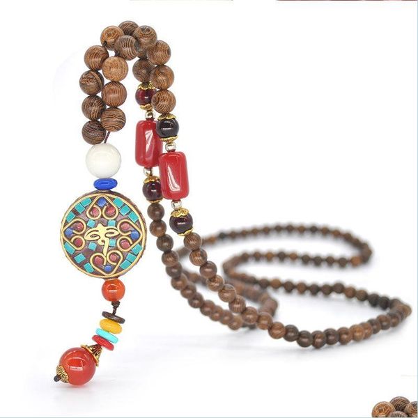 beaded necklaces long buddha bead necklace hand-made double-sided natural wood pendant national style jewelry sweater chain neckl dhdvw, Silver
beaded necklaces long buddha bead necklace hand-made double-sided natural wood pendant national style jewelry sweater chain neckl dhdvw, Silver