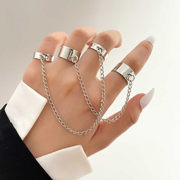 cluster rings kisswife punk cool hiphop chain multi-layer adjustable open finger set alloy man for women party gift jewelry l221011, Golden;silver
cluster rings kisswife punk cool hiphop chain multi-layer adjustable open finger set alloy man for women party gift jewelry l221011, Golden;silver
