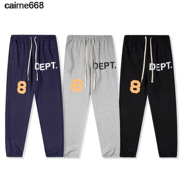 men's pants designer new galery dept alphanumeric print drawstring leggings casual sports pants fashion, Black
men's pants designer new galery dept alphanumeric print drawstring leggings casual sports pants fashion, Black