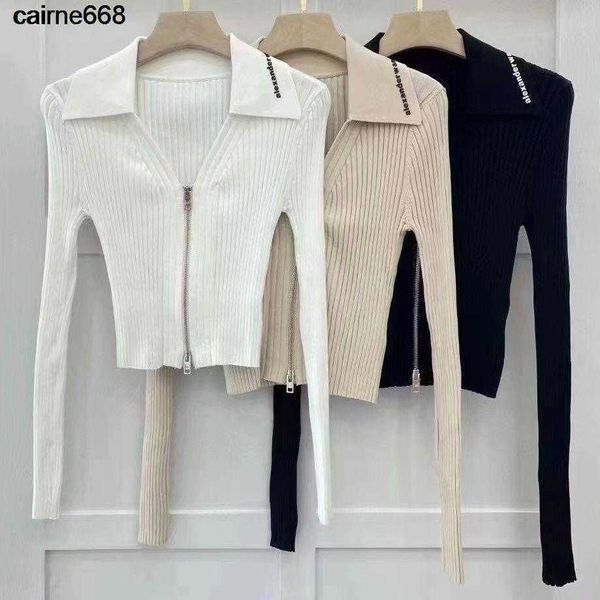 designer women's hoodies sweatshirts spring new knitted zip cardigan letter knitted alexanders shirt casual simple wangs, Black
designer women's hoodies sweatshirts spring new knitted zip cardigan letter knitted alexanders shirt casual simple wangs, Black