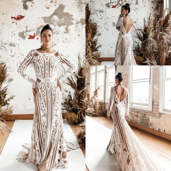 champange bohemiain mermaid wedding dresses with long sleeve 2023 crochet lace backless applique country bridal gowns rue de seine, White
champange bohemiain mermaid wedding dresses with long sleeve 2023 crochet lace backless applique country bridal gowns rue de seine, White