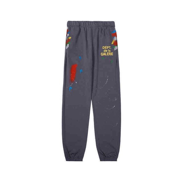 fashion designer galleryes casual pants hand-painted splash tide panel drawstring guard american style 12, Black
fashion designer galleryes casual pants hand-painted splash tide panel drawstring guard american style 12, Black