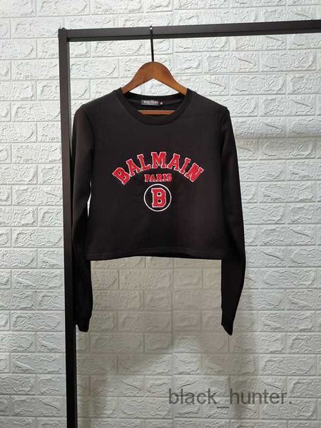 women's hoodies balman designer sweatshirts autumn winter new black red embroidery letter balman cotton short womens sweater
women's hoodies balman designer sweatshirts autumn winter new black red embroidery letter balman cotton short womens sweater