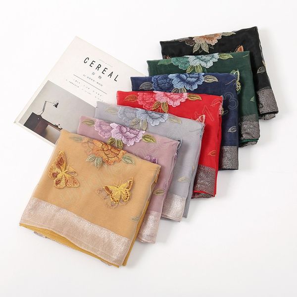 embroidered silk scarf floral hijabs for women novelty headband winter scarves woman poncho wedding party shawl wrap, Blue;gray
embroidered silk scarf floral hijabs for women novelty headband winter scarves woman poncho wedding party shawl wrap, Blue;gray