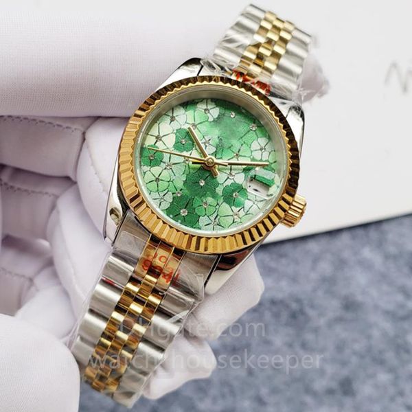 31mm men's and women's sports mechanical watch 904l stainless steel multi-function lotus dial handmade diamond, Slivery;brown
31mm men's and women's sports mechanical watch 904l stainless steel multi-function lotus dial handmade diamond, Slivery;brown
