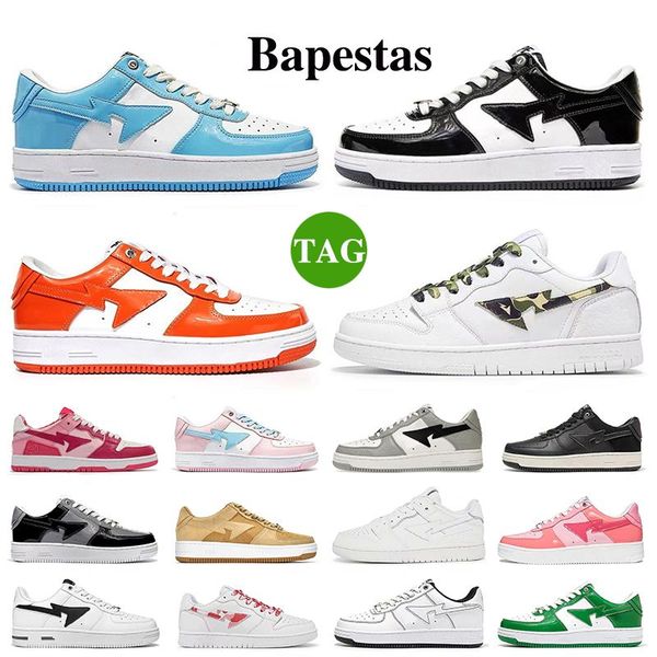 

2023 casual shoes sk8 men women casual bapesta shoes a bapestas sta low abc camo stars white grey green beige sude red black ge mens trainer