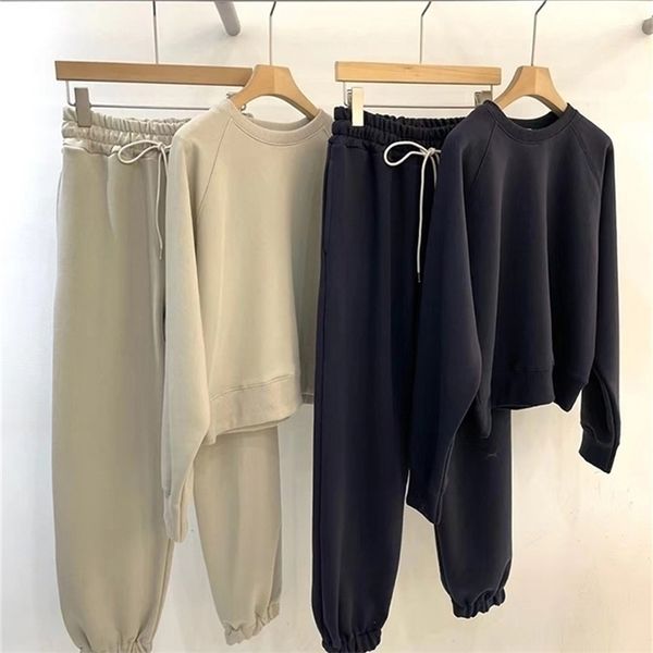 two piece dres autumn winter solid color casual two piece set oneck loose long sleeve sweatshirtsdrawstring tie up sweatpants cozy 221010, White
two piece dres autumn winter solid color casual two piece set oneck loose long sleeve sweatshirtsdrawstring tie up sweatpants cozy 221010, White