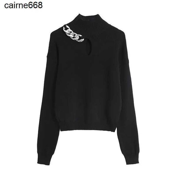 designer women's hoodies sweatshirts autumn women's new fashion chain decoration alexanders neck hollow long sleeve wangs, Black
designer women's hoodies sweatshirts autumn women's new fashion chain decoration alexanders neck hollow long sleeve wangs, Black