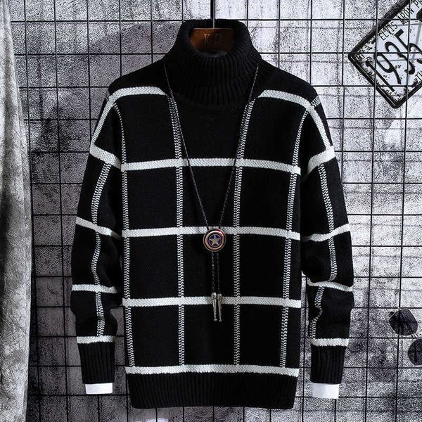 men's sweaters christmas sweater clothes 2020 winter thick warm s plaid fashion classic turtleneck pullover pull homme g221010, White;black
men's sweaters christmas sweater clothes 2020 winter thick warm s plaid fashion classic turtleneck pullover pull homme g221010, White;black