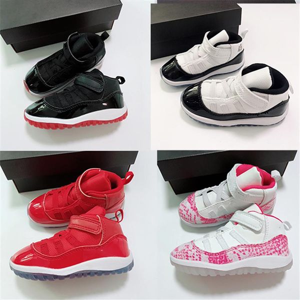 little baby kids 11 xi space jam shoes baby boys girls toddlers 11s gamma concord bred walkers pink black sneaker size 6c-10c2006
little baby kids 11 xi space jam shoes baby boys girls toddlers 11s gamma concord bred walkers pink black sneaker size 6c-10c2006
