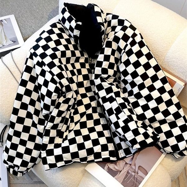 womens down parkas circyy cropped jacket woman winter coat checkerboard short parkas thick warm streetwear clothing fashion chic female outw, Black
womens down parkas circyy cropped jacket woman winter coat checkerboard short parkas thick warm streetwear clothing fashion chic female outw, Black