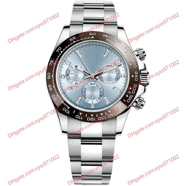 men's watch quality asia factory made 2813 automatic mechanical watches m116506 timeless 40mm brown ceramic bezel light blue dial stain, Slivery;brown
men's watch quality asia factory made 2813 automatic mechanical watches m116506 timeless 40mm brown ceramic bezel light blue dial stain, Slivery;brown