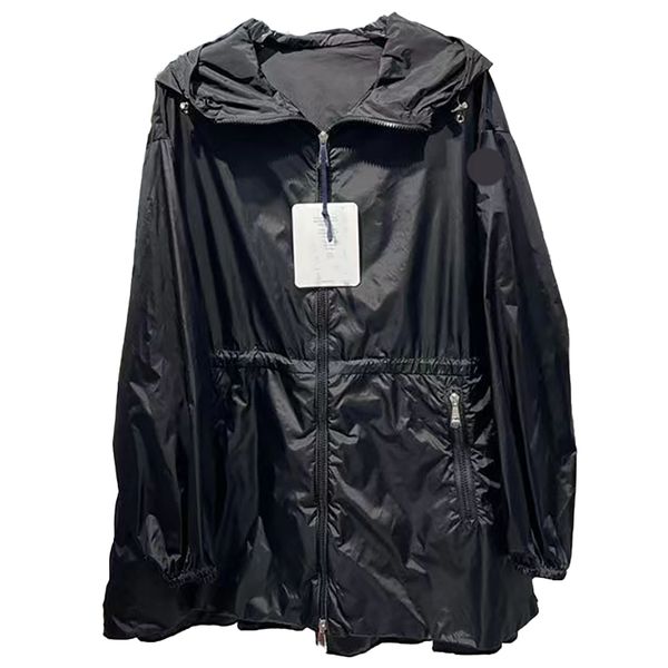 designer womens trench coats medium length skirt with floral drawcord slim waist hoodie embroidered badge loose casual sunscreen coat jacket, Tan;black
designer womens trench coats medium length skirt with floral drawcord slim waist hoodie embroidered badge loose casual sunscreen coat jacket, Tan;black